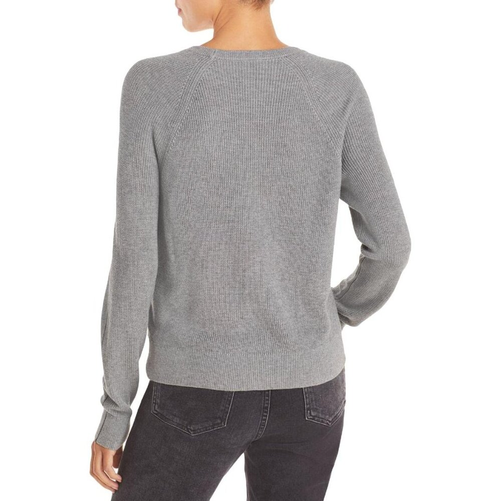 Splendid Women's Long Sleeve Cashmere Blend Pullover Popstitch Sweater - Picture 2 of 8